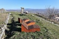 Civita Superiore - Panchine sdraio panoramiche tra i ruderi del castello medioevale