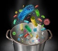 Boil Contaminated Water Royalty Free Stock Photo