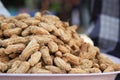 Boil nut healthy food closeup delicious snack in thailand , thai Royalty Free Stock Photo