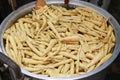 Boiled bamboo shoots in big pot