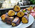 Boiled banana, one of the mainstay menu for breakfast in Indonesia