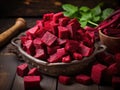 Boiled Beet Roots Cuts, Beetroot Cooking, Cooked Red Beets, Healthy Diet Vegetable, Whole Boiled Beet Root