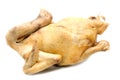 Boiled chicken on white background