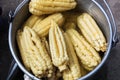 Boiled corn Royalty Free Stock Photo