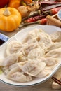 Boiled dumplings Royalty Free Stock Photo