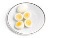 Boiled Egg Sliced Royalty Free Stock Photo