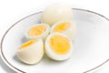 Boiled Egg Sliced Royalty Free Stock Photo