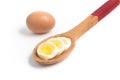 Boiled Egg Sliced Royalty Free Stock Photo