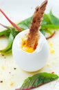 Boiled Egg And Soldier Royalty Free Stock Photo