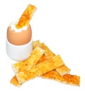 Boiled Egg And Toast Royalty Free Stock Photo