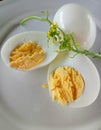 Boiled eggs organic Royalty Free Stock Photo