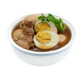 Boiled eggs stewed with pork Royalty Free Stock Photo