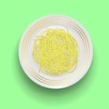 Boiled Floury Product Spaghetti
