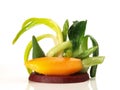 Boiled Fresh Young Vegetables - Bouquet Isolated