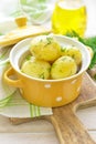 Boiled new potato Royalty Free Stock Photo