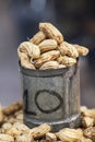 Boiled peanut in the market