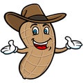 Boiled Peanut Mascot Royalty Free Stock Photo