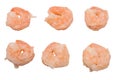 Boiled Peeled Shrimp Royalty Free Stock Photo