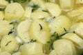 Boiled potatoes Royalty Free Stock Photo