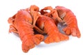 Boiled red crawfishes Royalty Free Stock Photo