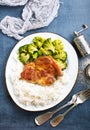 Rice with meat and vegetables Royalty Free Stock Photo