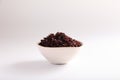 Boiled riceberry rice in close up Royalty Free Stock Photo