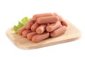 Boiled sausages