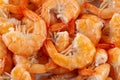Boiled shrimp fish food typical dish Royalty Free Stock Photo