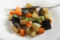 Boiled vegetables