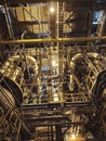 boiler area 1 steam power plant Royalty Free Stock Photo
