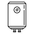 Boiler icon, outline style