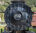 Boiler of old stream locomotive engine