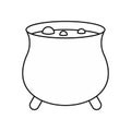 Boiler sorcerer icon, outline style