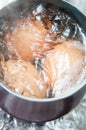 Boiling eggs