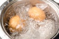 Boiling eggs