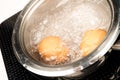 Boiling eggs