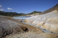 Boiling lake on Kunashir island, Kuril Islands, Russia