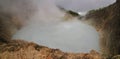 Boiling Lake, Valley of Desolation in Dominica island Royalty Free Stock Photo