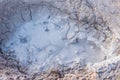 Boiling mud of fumaroles