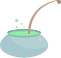 Boiling Pot Vector Clip Art Design