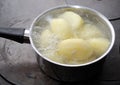 Boiling potato Royalty Free Stock Photo