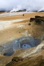 Boiling volcanic mud pool - Namaskard - Iceland