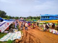 boinda , 8 august 2021 : crowd indian market