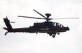 Boing AH-64 Apache flights on airport