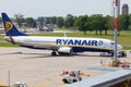 Boing 737 - 8AS from Ryanair on airport