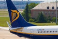 Boing 737 - 8AS from Ryanair on airport