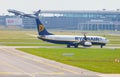 Boing 737 - 8AS from Ryanair on airport