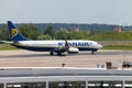 Boing 737 - 8AS from Ryanair on airport