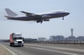 Boing 747 cargo aircraft Royalty Free Stock Photo