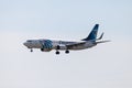 Boing 737 - 800, EgyptAir plane lands on airport tegel